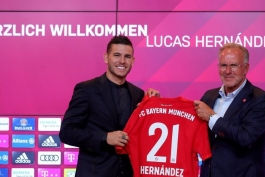 آلمان-بایرن مونیخ-معارفه لوکاس هرناندز-مصاحبه لوکاس هرناندز-آنتوان گریزمان-Bayern Munich