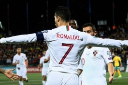 تیم ملی پرتغال - گلزنی مقابل لیتوانی - مقدماتی یورو 2020