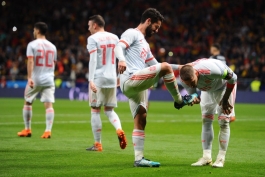 تیم ملی اسپانیا - هت تریک در مقابل آرژانتین