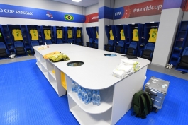Brazil dressing room - russia 2018 world cup - جام جهانی روسیه