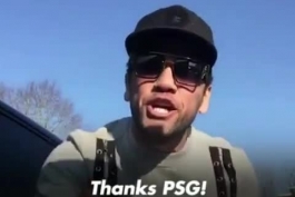 آهنگ خوندن دنی آلوز به مناسبت حذف PSG !