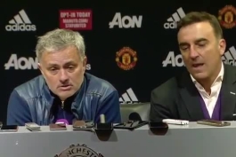 وقتی مورینیو کاروالهال و دعوت می کنه به کنفرانس :)