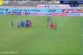 لحظه مصدومیت شدید پادوانی 
