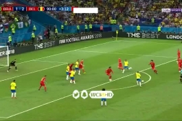 🎥 سوپر سیو کورتوا در ثانیه های پایانی بازی با برزیل