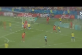 ویدئو؛ 10سیو کورتوا در بازی مقابل برزیل
