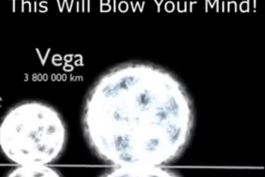 ویدئویی زیبا از مقایسه اندازه (قطر) سیارات،ماه ها،ستاره ها،سیاهچاله ها،سحابی ها ،کهکشان ها و کل جهان شناخته شده