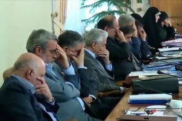 📍روضه خوانی رئیس جمهور روحانی در جلسه امروز هیئت دولت😐😐😐
