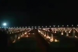 اینجا بخشی از آرامگاه ۱۱ هزار شهید فرشته کوردستان در کوبانی هستش.