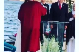 حضور رییس‌جمهور ترکیه و همسرش بعنوان شاهد در مراسم عروسی مسعوت اوزیل