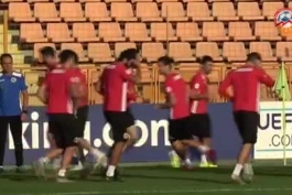آخرین تمرین تیم ملی ارمنستان پیش از بازی فردا مقابل ایتالیا