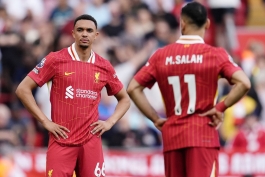 محمد صلاح و ترنت الکساندر آرنولد در لیورپول