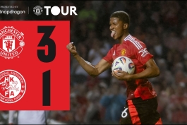 برتری منچستریونایتد مقابل هنگ کنگ در دیداری دوستانه با بریس چیدو اوبی