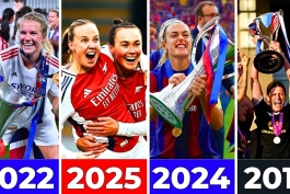 قهرمانان فوتبال زنان اروپا – فینال لیگ قهرمانان زنان – لیون زنان – تاریخچه لیگ قهرمانان زنان – UEFA Women’s Champions League 2025 – تیم‌های قهرمان از 2002 تا 2025 – نتایج فینال‌های فوتبال زنان – آرسنال زنان اروپا – جام باشگاهی فوتبال زنان اروپا