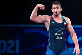 امیرعلی آذرپیرا عضو تیم ملی کشتی ایران