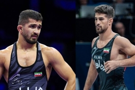 یونس امامی و امیرمحمد یزدانی تیم ملی کشتی ایران