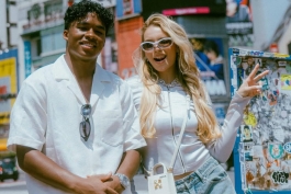 اندریک و همسرش / مهاجم برزیلی رئال مادرید اسپانیا