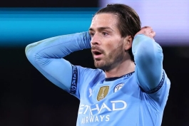 جک گریلیش وینگر انگلیسی منچسترسیتی در فصل 25-2024