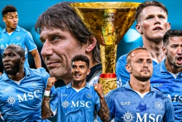 طرح وبسایت گل از قهرمانی ناپولی در فصل 25-2024 سری آ