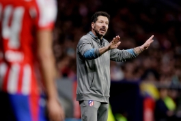 دیگو سیمئونه سرمربی آرژانتینی اتلتیکو مادرید