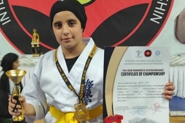 هلنا غلامی دختر ورزشکار ایرانی