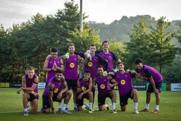 تمرین بارسلونا در کره جنوبی 