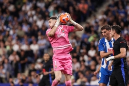 خوان گارسیا - دروازه‌بان اسپانیول - مقابل بارسلونا - فصل 25-2024