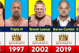 کشتی گیران WWE - براک لزنر - تریپل اچ - کودی رودز - برت هارت