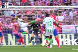 گل قیچی دیدنی پابلو فورنالس به اتلتیکو مادرید