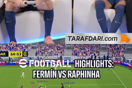 رافینیا - فرمین لوپز - بارسلونا - eFootball
