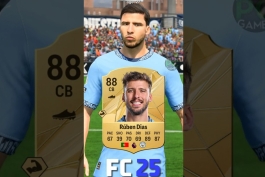 روبن دیاز – FIFA 18 – EA FC 25 – مقایسه ریتینگ – تغییرات چهره در فیفا – منچسترسیتی