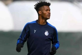 دیدیه اندونگ- استقلال- تمرین استقلال- لیگ برتر ایران