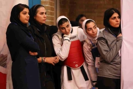 مهروز ساعی- ناهید کیانی- تیم ملی تکواندو- تکواندو زنان ایران