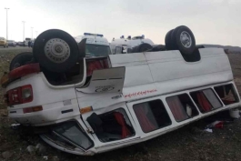 حادثه برای مینی بوس- صلوات آباد- حادثه برای ورزشکاران