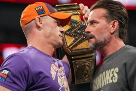 جان سینا و سی ام پانک، ستارگان کشتی کج و WWE در شوی ماندی نایت راو