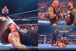 جان سینا و سی ام پانک در شوی کشتی کج اسمکدان از WWE