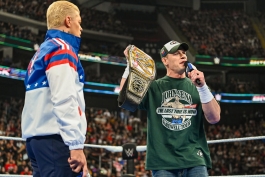 کودی رودز و جان سینا، ستارگان کشتی کج در شوی اسمکداون WWE