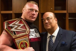 پال هیمن و براک لزنر، ستارگان کشتی کج و WWE