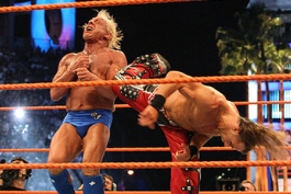 شان مایکلز و ریک فلیر از ستارگان قدیمی کشتی کج و WWE