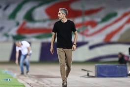 عکس از مجتبی جباری سرمربی استقلال