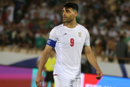 عکس از مهدی طارمی مهاجم تیم ملی ایران
