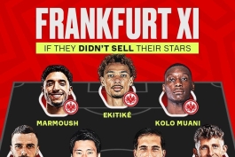 تیم منتخب بهترین استعدادهای آینتراخت فرانکفورت - راندل کولو موانی - هوگو اکیتیکه - عمر مرموش