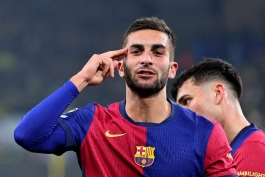 خوشحالی «کوسه» فران تورس در پیراهن بارسلونا 