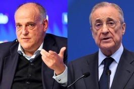 فلورنتینو پرز، رئیس باشگاه رئال مادرید - خاویر تباس، رئیس لالیگا