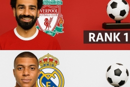 10 بازیکن با بیشترین تاثیرگذاری در 5 لیگ معتبر اروپا در فصل 25-2024 - محمد صلاح - کیلیان امباپه