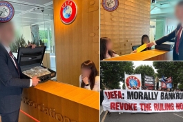 اعتراض هواداران کریستال پالاس به یوفا