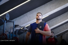 امیررضا معصومی-تمرین تیم ملی کشتی آزاد