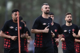 سردار دورسون-ایوب العملود-تمرین پرسپولیس