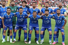 محمدرضا خالدآبادی دروازه بان استقلال تهران و سابق هوادار و تیم امید ایران - بازی تراکتور و استقلال - لیگ برتر ایران