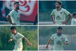 فرشاد فرجی مدافع سابق پرسپولیس و خرید جدید تراکتور - صادق محرمی مدافع سابق دیناموزاگرب و پرسپولیس و جدید تراکتور - سدلار مدافع تراکتور - ادیل خامربکوف هافبک تراکتور