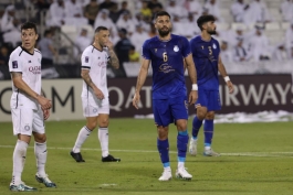 ایمان سلیمی مدافع میانی استقلال و بازیکن سابق تراکتور - بازی استقلال و السد - لیگ نخبگان آسیا - لیگ برتر ایران